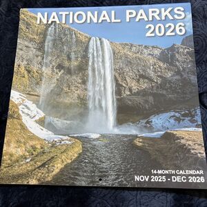 National Parks 2026 Calendar – Nature & Adventure Photography